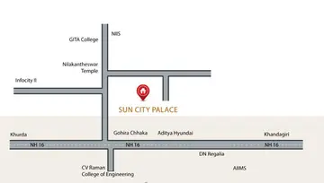 Location of JPS Sun City Palace - Image 159110