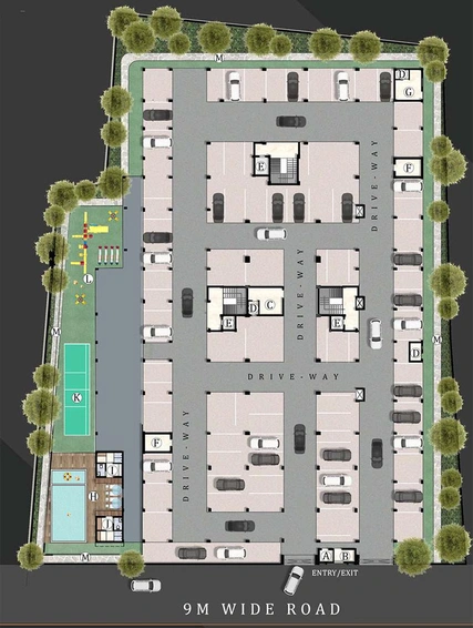 Master Plan of Surnag Saraswati Ratna Kunja in Jagamara, Bhubaneswar - Image 159155