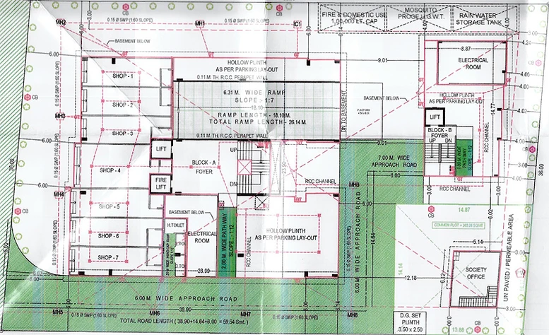 Master Plan of Kalpesh Kamalam Serenity in Vaishnodevi Circle, Ahmedabad - Image 159212