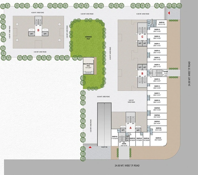Master Plan of Shyam Radhe Shyam Heritage in Lambha, Ahmedabad - Image 159240