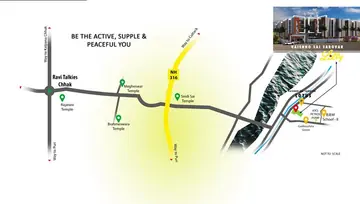Location of Trishakti Vaishno Sai Sarovar Lilly - Image 159354