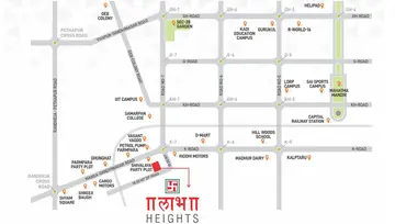 Location of Labh Heights - Image 159411