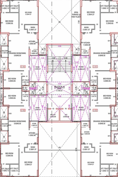 Floor Plan of RB Keshav Parisar in Sargasan, Gandhinagar - Image 159466