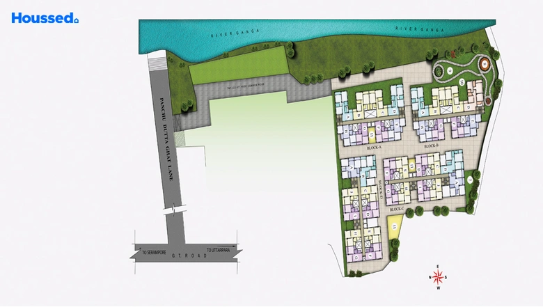 Master Plan of Jai Hanuman Riverlinks 3 in Konnagar, Kolkata - Image 159539