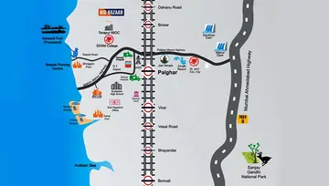 Location of Krishnaraj Vrindavan Complex - Image 168816