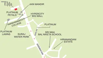 Location of Dedhia Elita - Image 113713