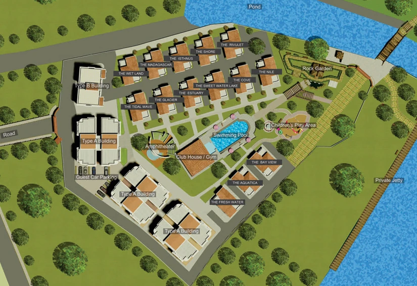 Master Plan of Kalangutkar Oasis De Ashiyan in Morjim, Goa - Image 159607