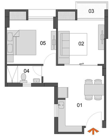 1 BHK Flat in Ambey Eco Valley in New Town, Kolkata - Image 813244