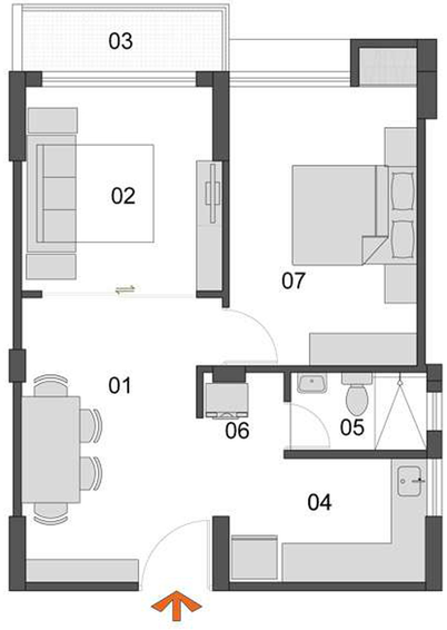 1 BHK Flat in Ambey Eco Valley in New Town, Kolkata - Image 813245
