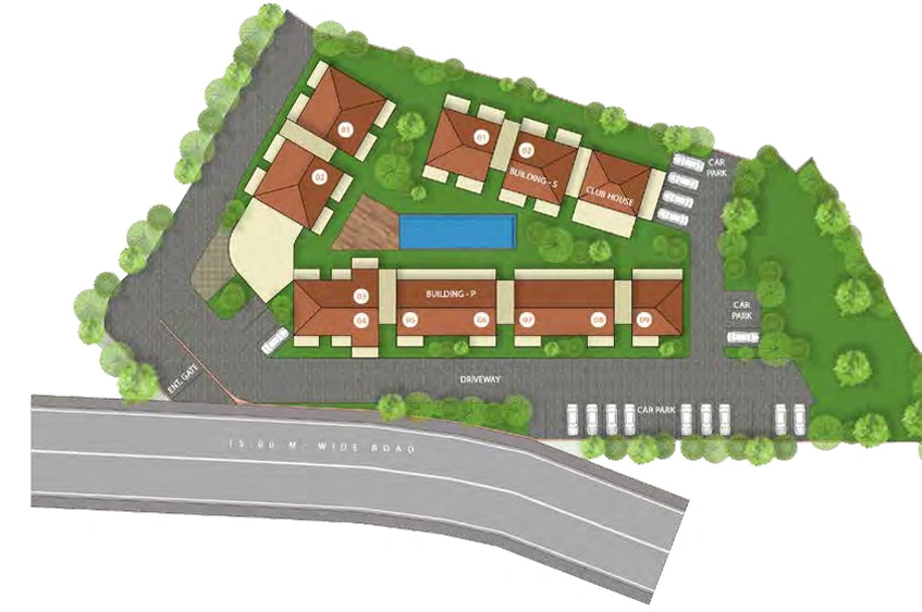 Master Plan of Naroo La Palma Residences in Siolim, Goa - Image 159625