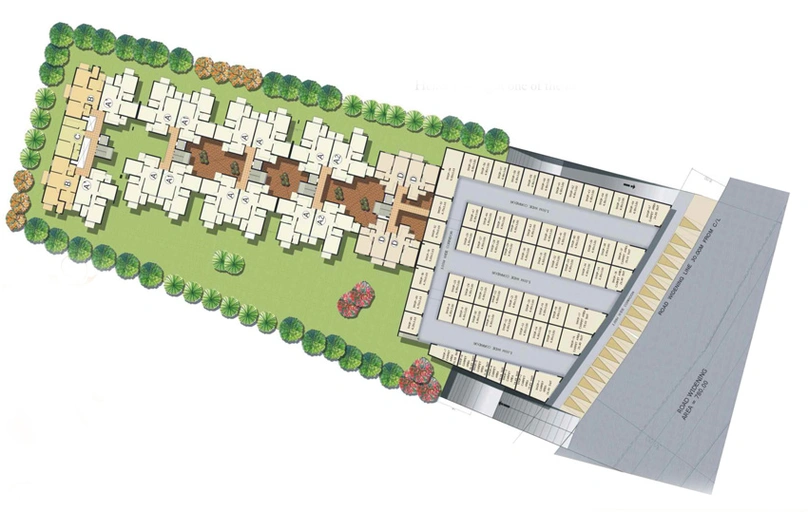 Master Plan of Umiya Quatro in Dabolim, Goa - Image 159648
