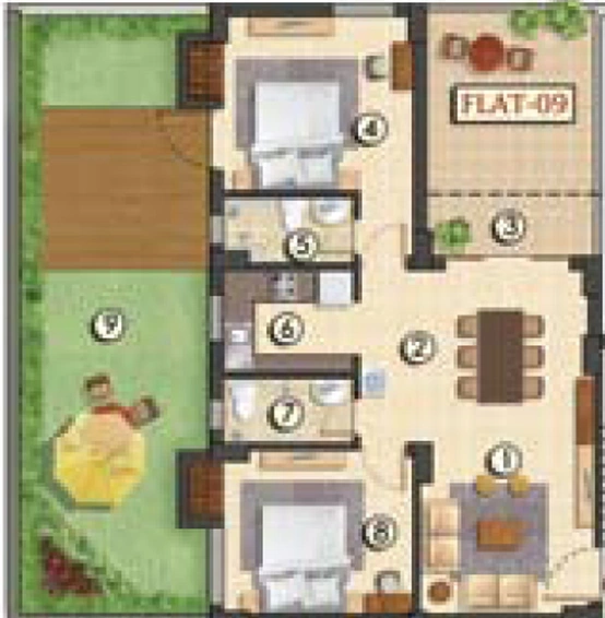 2 BHK Flat in Ganguly 4 Sight Grand Castle in Garia, Kolkata - Image 813275