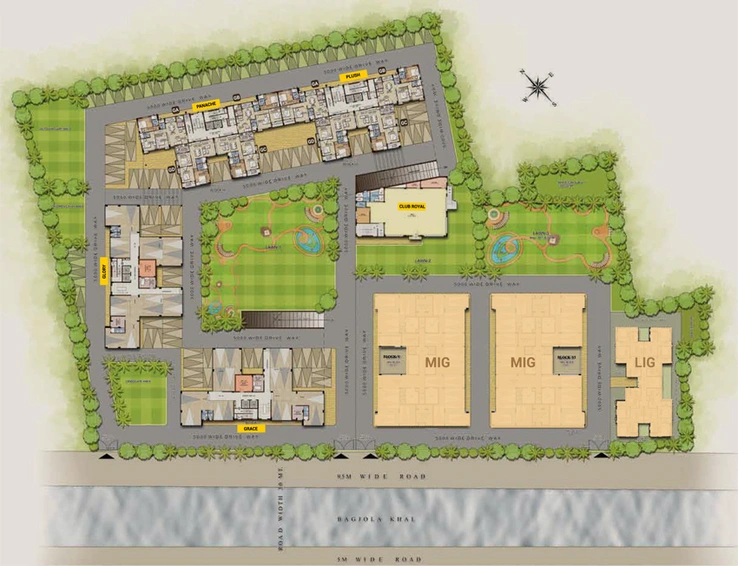 Master Plan of Greenfield Elegance in Rajarhat, Kolkata - Image 159688