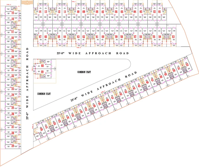 Master Plan of Kantam Bunglow in Kalol, Gandhinagar - Image 159748