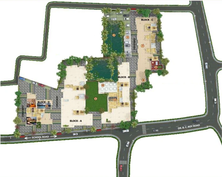 Master Plan of Panchmukhi Pearl in Narendrapur, Kolkata - Image 159767