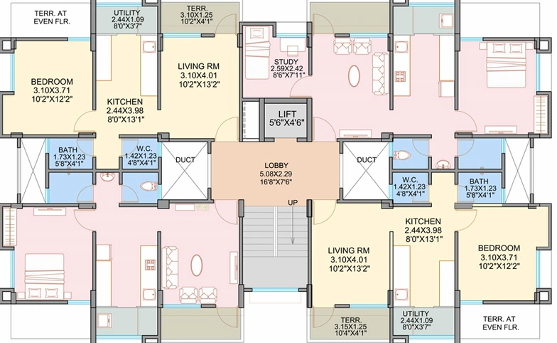Master Plan of Golden Winds in Lohegaon, Pune - Image 113774
