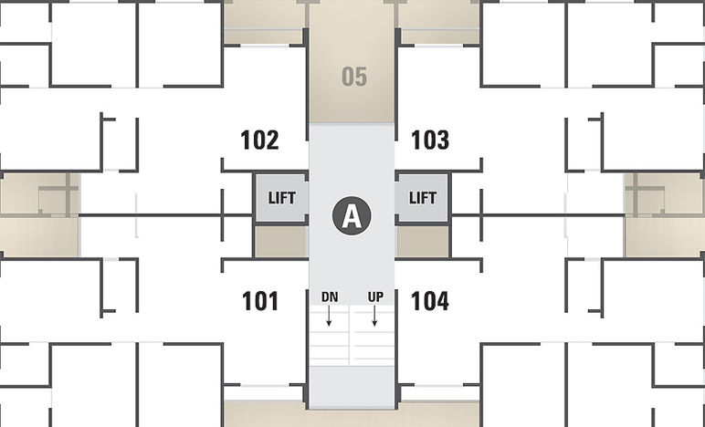Floor Plan of Path Kesar Vatika in Nana Chiloda, Ahmedabad - Image 159822