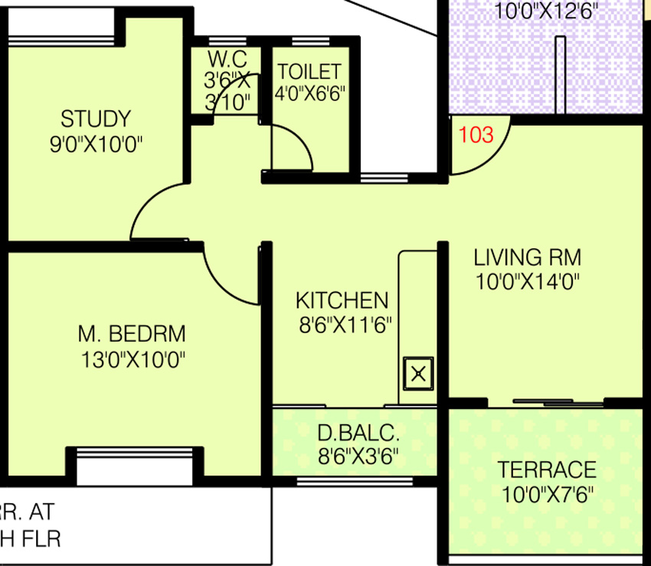 5 BHK Flat in Golden Nest in Lohegaon, Pune - Image 745745