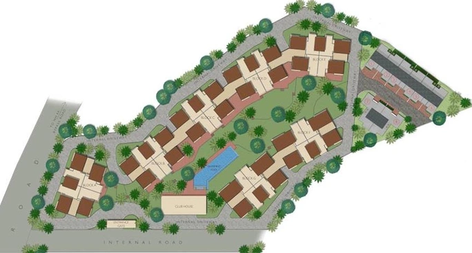 Master Plan of Adwalpalkar Springfields in Panjim, Goa - Image 160005