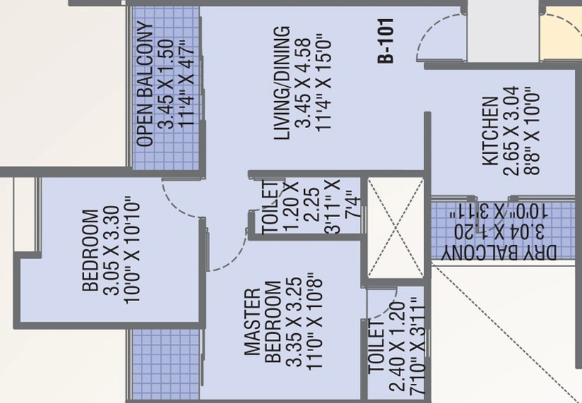 2 BHK Flat in Samruddhi JD Gaatha in Lohegaon, Pune - Image 745943
