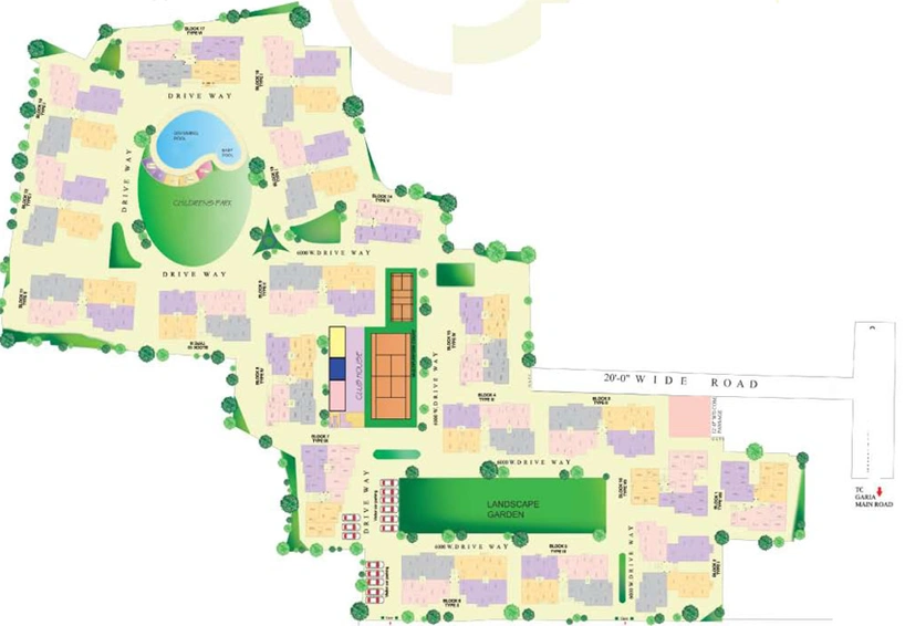 Master Plan of Devaloke De Casa in Narendrapur, Kolkata - Image 160052