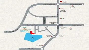 Location of Gurukul Lakeview - Image 160056