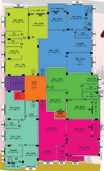 Master Plan of Rechi Anandi Park in Rajarhat, Kolkata - Image 160080