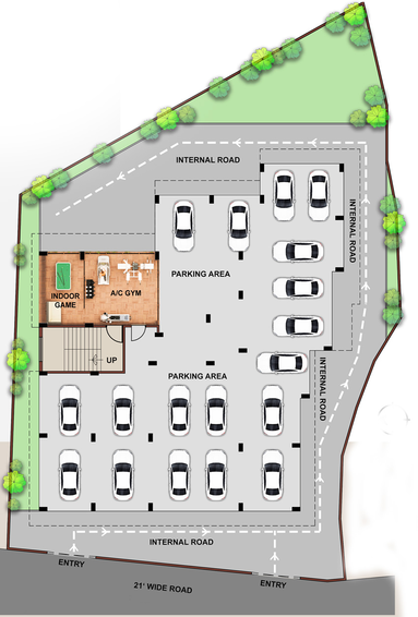Master Plan of Kappa White House in New Town, Kolkata - Image 160176