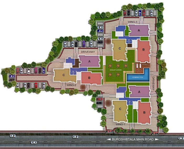 Master Plan of Ideal Paradiso in New Alipore, Kolkata - Image 166925