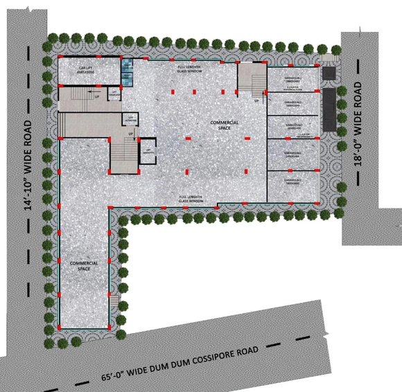 Master Plan of Shovona Heights in Dum Dum, Kolkata - Image 160259