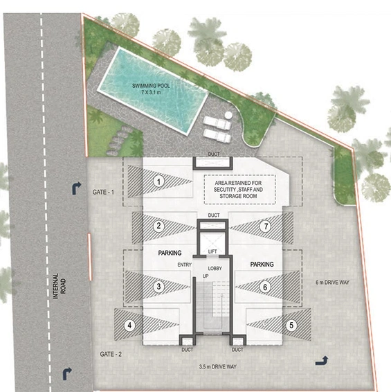 Master Plan of Edcon Crown in Dona Paula, Goa - Image 160253