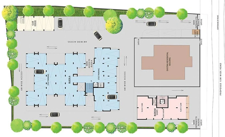 Master Plan of Edcon Greenfields in Merces, Goa - Image 160276
