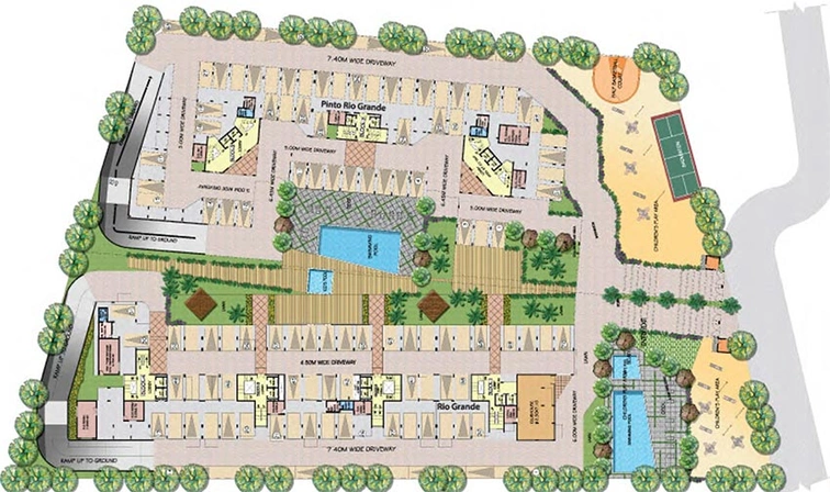 Master Plan of Edcon Pinto Rio Grande in Panjim, Goa - Image 160290