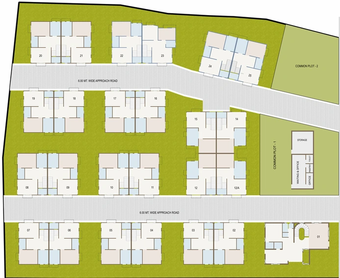 Master Plan of Shree Nilay Madhuvan in Mansa, Gandhinagar - Image 160308
