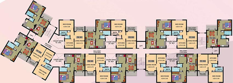 Floor Plan of Raj Durga Heritage in Ponda, Goa - Image 160333