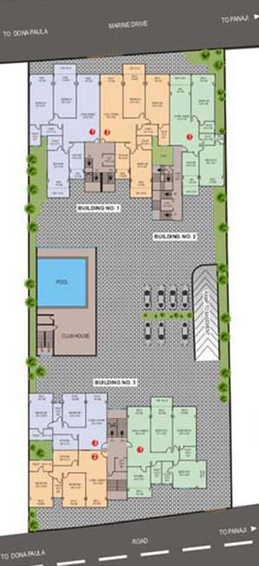 Master Plan of Mathias Royal Palms in Caranzalem, Goa - Image 160349