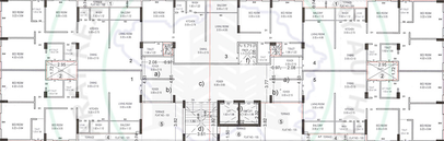 Floor Plan of Samanvay Mango Oasis in Raysan, Gandhinagar - Image 160358