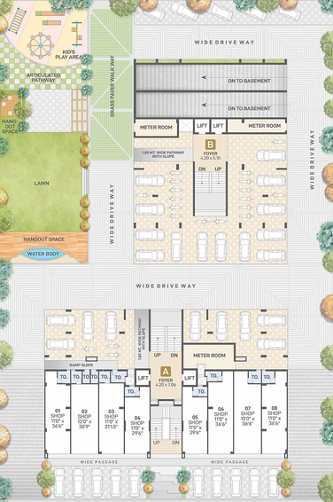 Master Plan of TSA Maple Skyview in Nava Naroda, Ahmedabad - Image 160418