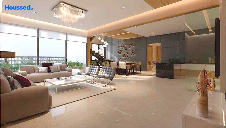 Living Room of Rajeshri Maruti Aamrakunj 2 in Sargasan, Gandhinagar - Image 160453