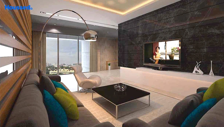 Living Room of Rajeshri Maruti Aamrakunj 2 in Sargasan, Gandhinagar - Image 160451