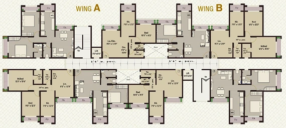 Floor Plan of KK Park in Tembhode, Palghar - Image 168828