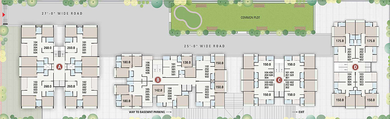 Master Plan of Vastu Maruti Homes in Nana Chiloda, Ahmedabad - Image 160621