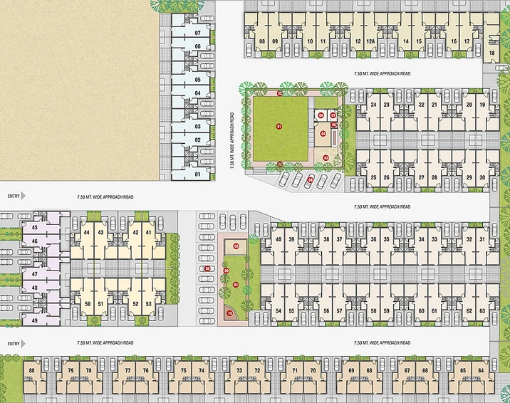 Master Plan of Rajeshri Maruti Flora 2 in Dahegam, Gandhinagar - Image 160631
