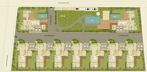Master Plan of Golden Varca Palms Villas in Varca, Goa - Image 160699
