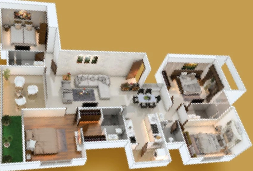 4 BHK Flat in SK Fortune Parisar in Erandwane, Pune - Image 746282