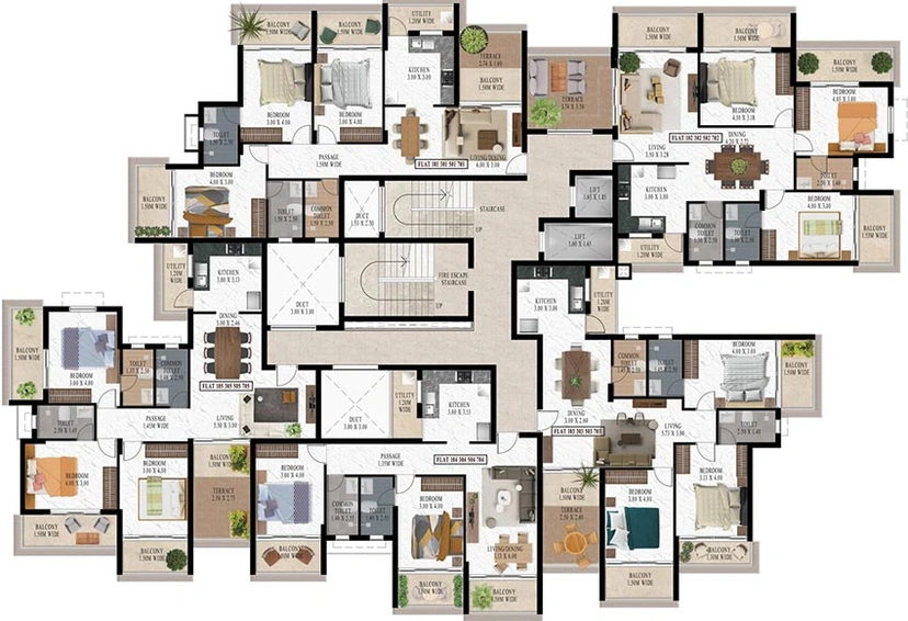 Floor Plan of CD Flagship in Margao, Goa - Image 160921