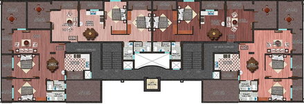 Floor Plan of CD Crescent Moon in Margao, Goa - Image 160927