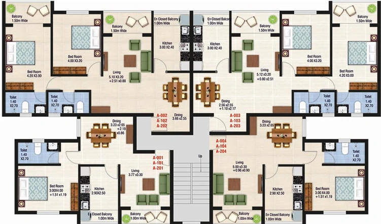 Floor Plan of PD Kamat Lushfields in Nachinola, Goa - Image 161352