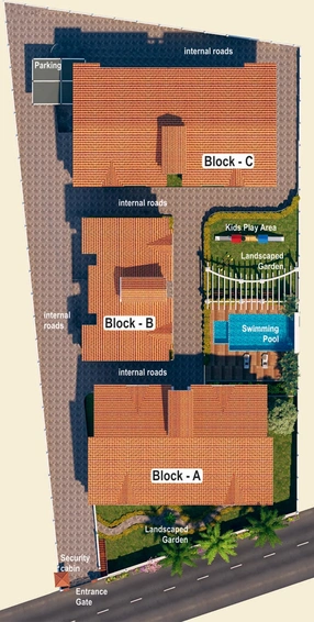 Master Plan of PD Kamat Lushfields in Nachinola, Goa - Image 161354