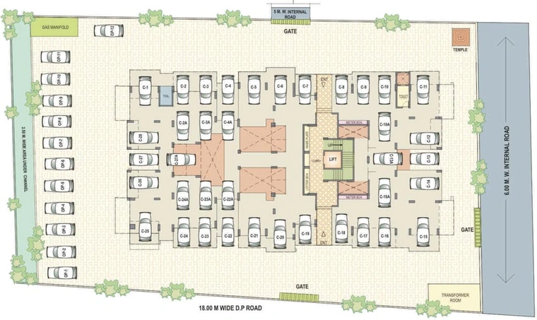 Master Plan of Yash Wisteria in Wakad, Pune - Image 114097